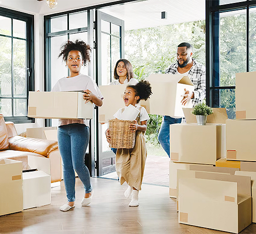 Moving into a new house